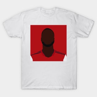 Nicolas Pepe Minimalistic Face Art T-Shirt